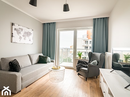 Aranżacje wnętrz - Salon: Apartament: Baltica Towers Gdańsk Brzeźno - Salon - SML MIESZKANIA POD KLUCZ. Przeglądaj, dodawaj i zapisuj najlepsze zdjęcia, pomysły i inspiracje designerskie. W bazie mamy już prawie milion fotografii!