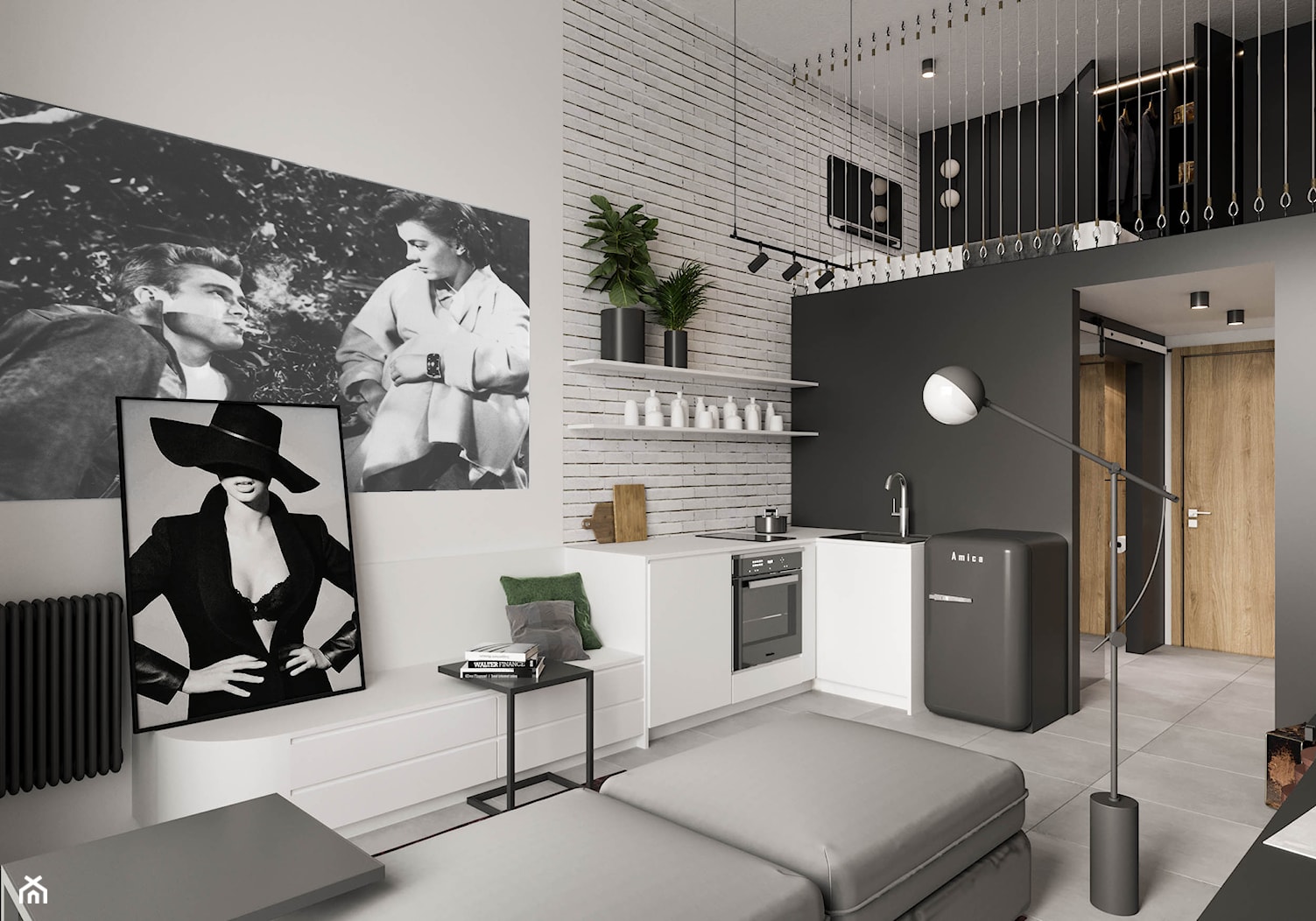 Bachelor Pad - Kuchnia, styl industrialny - zdjęcie od mow.design - Homebook