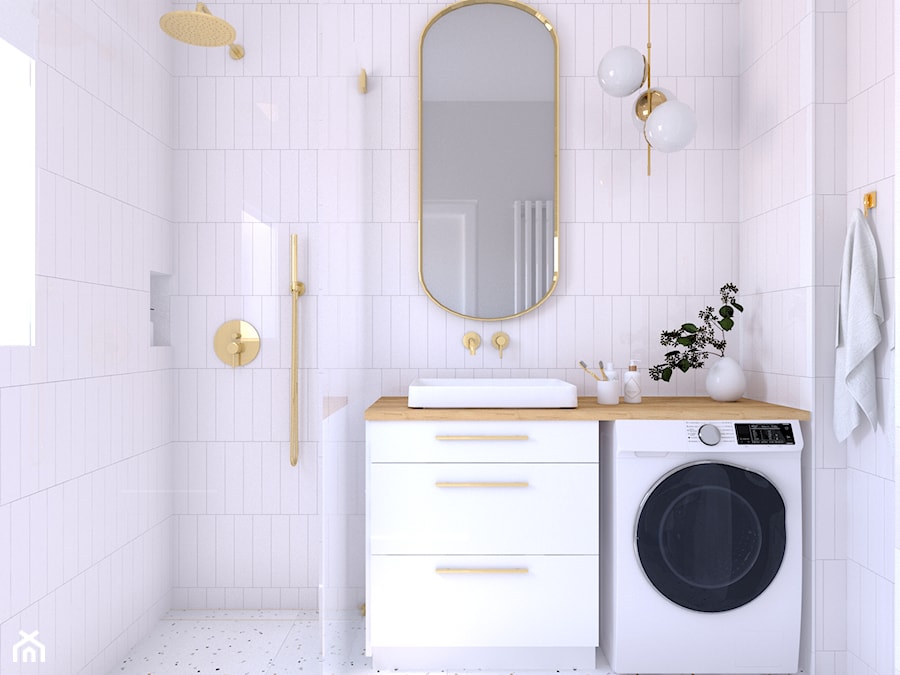 Wizulizacja łazienki - zdjęcie od Your Floor Studio Projektowania Wnętrz