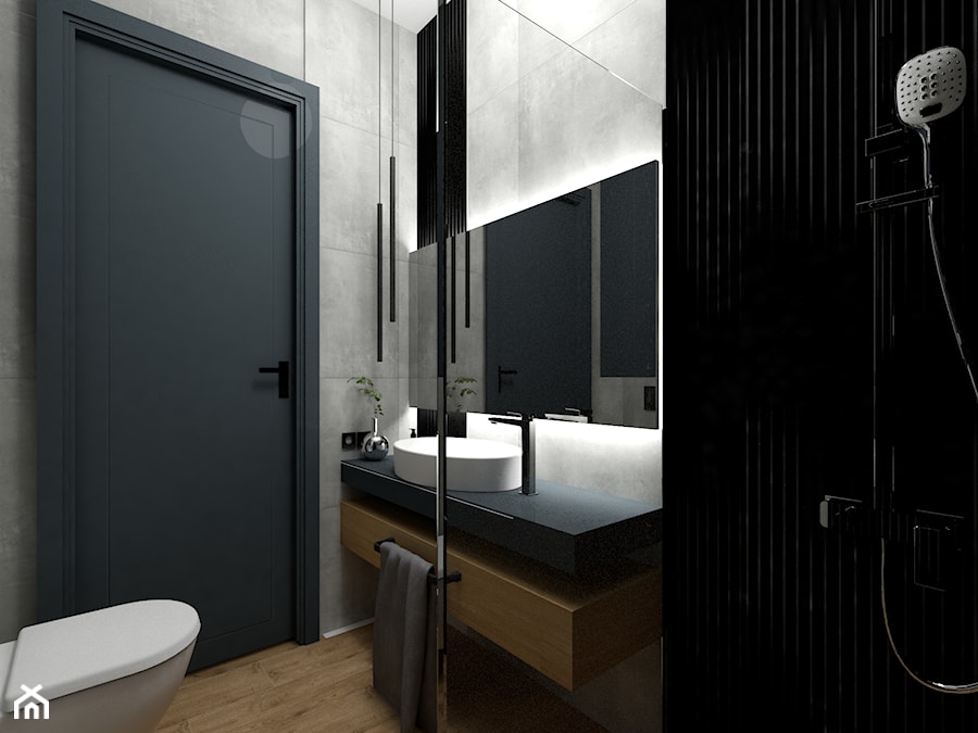 Wizualizacja łazienki - zdjęcie od Your Floor Studio Projektowania Wnętrz