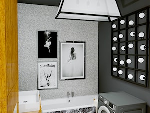 Modernistyczna łazienka z lastryko - zdjęcie od Urszula Karasiewicz