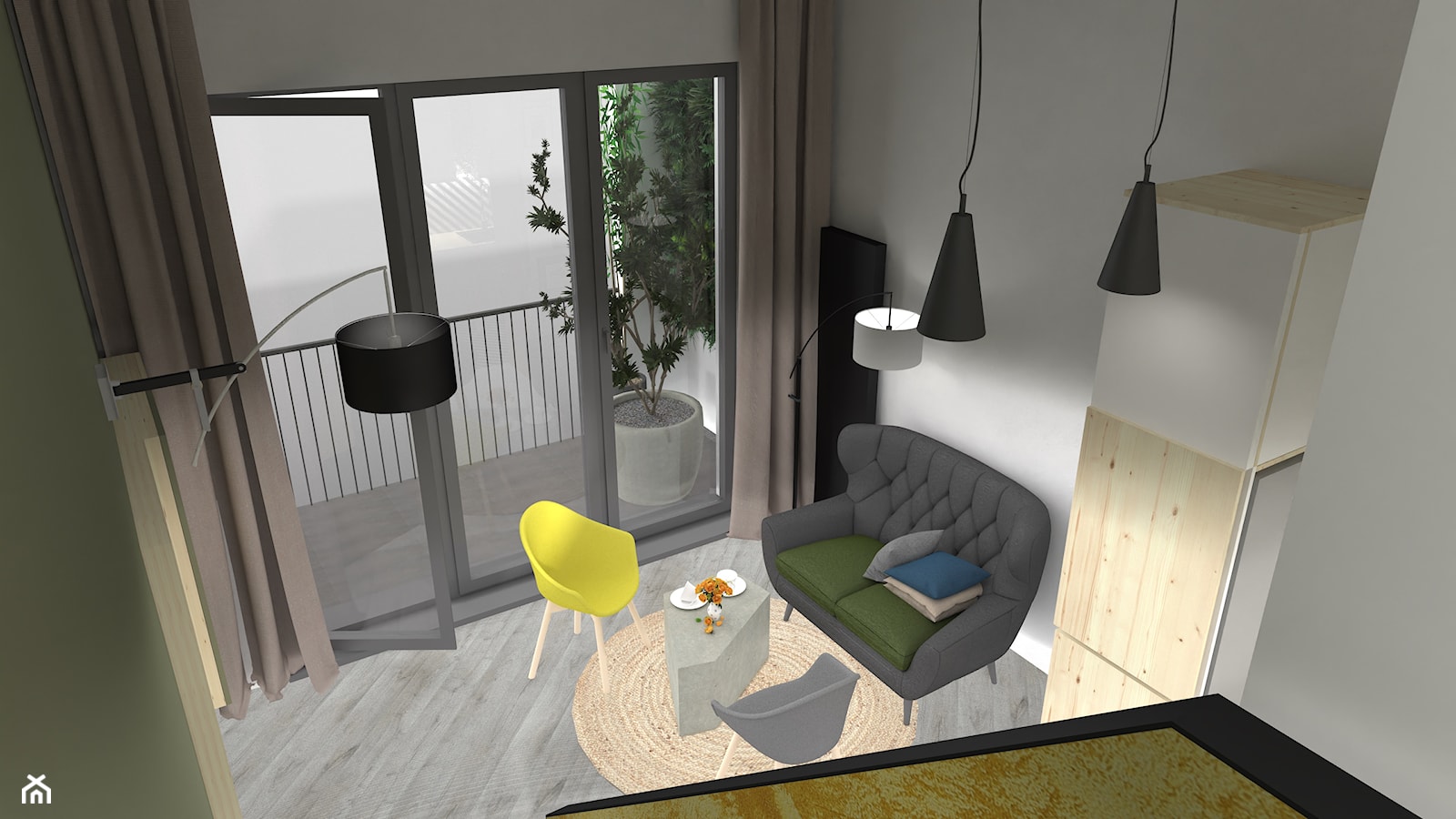 eecoo - minimaxi mieszkanie - Salon, styl skandynawski - zdjęcie od eecoo - Homebook