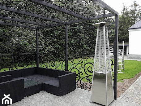 Aranżacje wnętrz - Taras: Pergola - BioFire Technology. Przeglądaj, dodawaj i zapisuj najlepsze zdjęcia, pomysły i inspiracje designerskie. W bazie mamy już prawie milion fotografii!