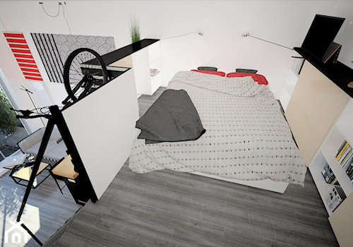 Sypialnia na antresoli - zdjęcie od TADEUSZ MIREK architekt