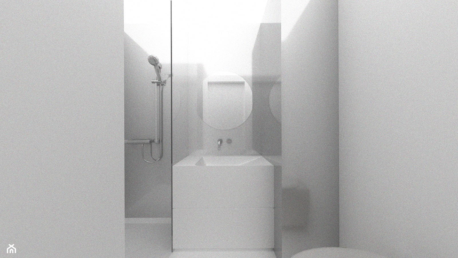Łazienka, również z wykorzystaniem blachy aluminiowej - zdjęcie od mor.e studio - Homebook