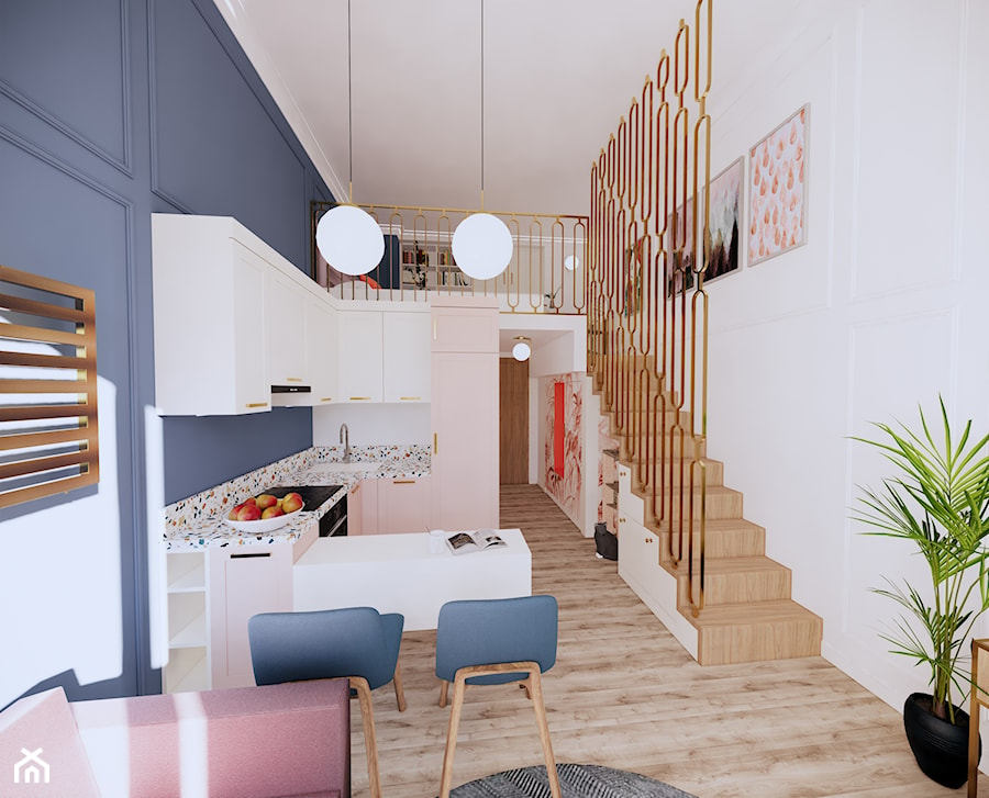 Flamingi - Kuchnia, styl nowoczesny - zdjęcie od Projekty architektoniczne i wnętrz - Katarzyna Lipka-Sidor