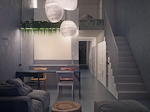 MINImum powierzchni, MAXImum funkcjonalności - Salon, styl nowoczesny - zdjęcie od pracownia architektury i urbanistyki karolina groszek