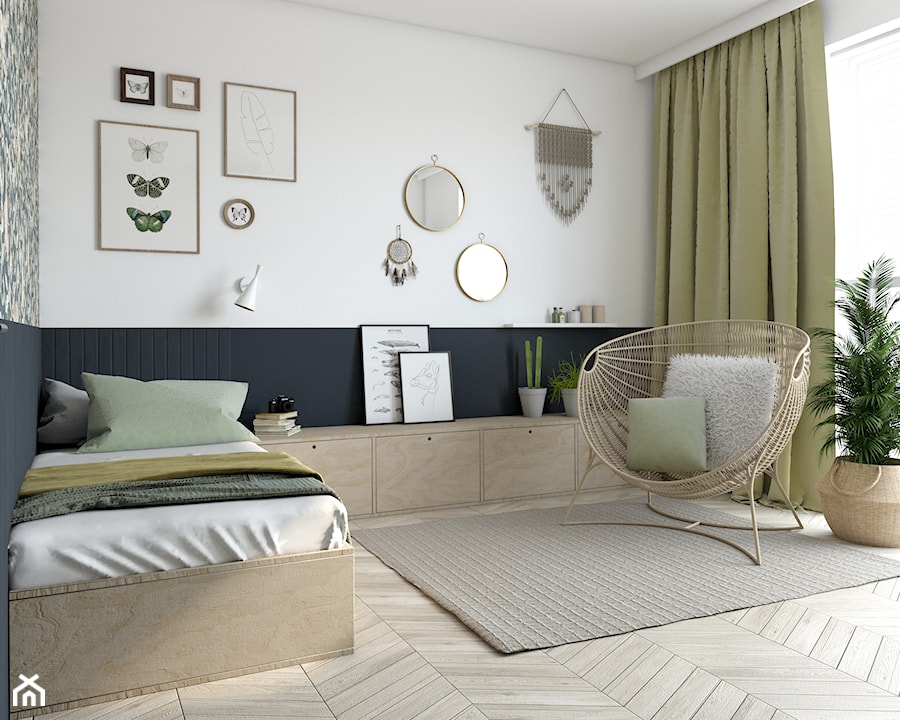 Pokój nastolatki - Pokój dziecka, styl minimalistyczny - zdjęcie od ZKA architekci