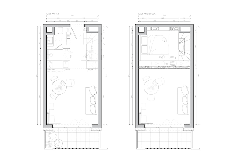 Rzut mieszkania - zdjęcie od Kuba Krysiak Autorska Pracownia Projektowa