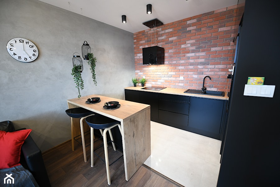 Mieszkanie w stylu LOFT - Kuchnia, styl industrialny - zdjęcie od Ewa Karczewska Interiors