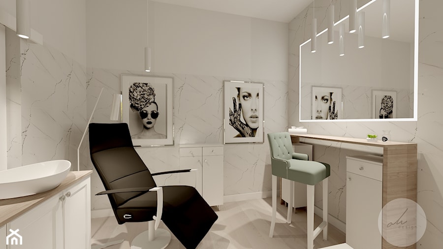 Salon kosmetyczny pod Kaliszem - Wnętrza publiczne, styl nowoczesny - zdjęcie od Pani Od Wnętrz