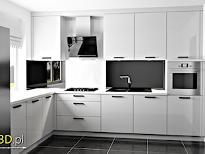 Projekt nowoczesnej kuchni - zdjęcie od koncept3d.pl