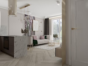Mieszkanie Modern Classic - Salon, styl glamour - zdjęcie od Move Me in Studio projektowania wnętrz Nowy Sącz