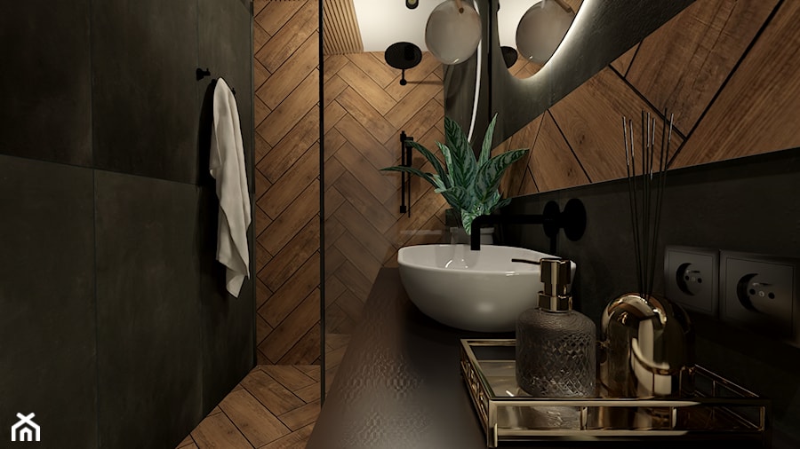 Łazienka, styl nowoczesny - zdjęcie od Move Me in Studio projektowania wnętrz Nowy Sącz