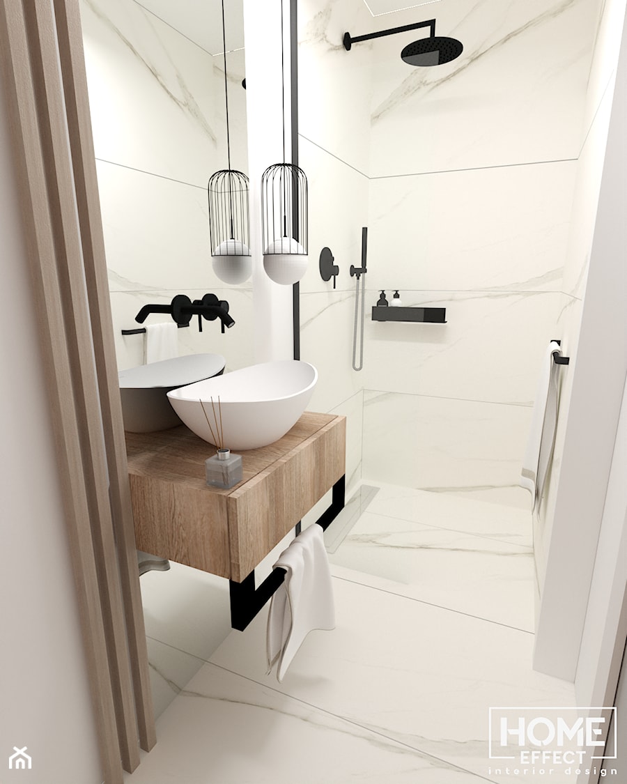 łazienka z marmurem - zdjęcie od Home Effect