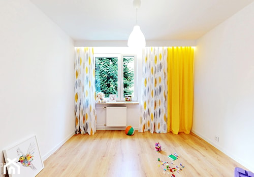 Mieszkanie na sprzedaż po generalnym remoncie - Duży biały pokój dziecka dla dziecka dla nastolatka dla chłopca dla dziewczynki, styl nowoczesny - zdjęcie od Plany3D Fotografia wnętrz i Wirtualne spacery 3D