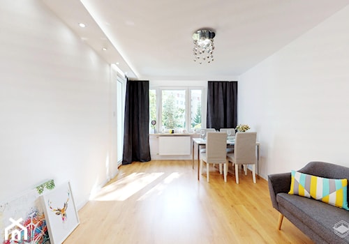 Mieszkanie na sprzedaż po generalnym remoncie - Salon, styl nowoczesny - zdjęcie od Plany3D Fotografia wnętrz i Wirtualne spacery 3D