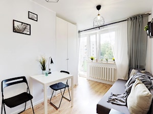 Mieszkanie inwestycyjne w Warszawie - Salon, styl skandynawski - zdjęcie od Plany3D Fotografia wnętrz i Wirtualne spacery 3D