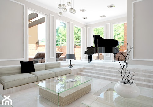 Apartament - Salon, styl tradycyjny - zdjęcie od Polina Lesnikova • Projektowanie wnętrz •