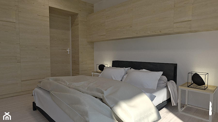 Apartament - Sypialnia, styl nowoczesny - zdjęcie od Polina Lesnikova • Projektowanie wnętrz •