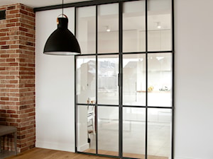 Drzwi dwuskrzydłowe metalowo - szklane - zdjęcie od Sophie Homestyle