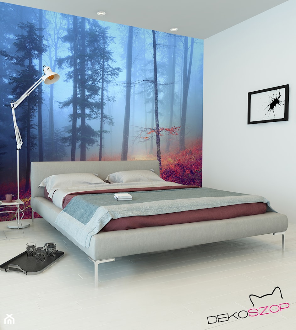 Sypialnia w intrygującym lesie - zdjęcie od DekoSzop - Homebook