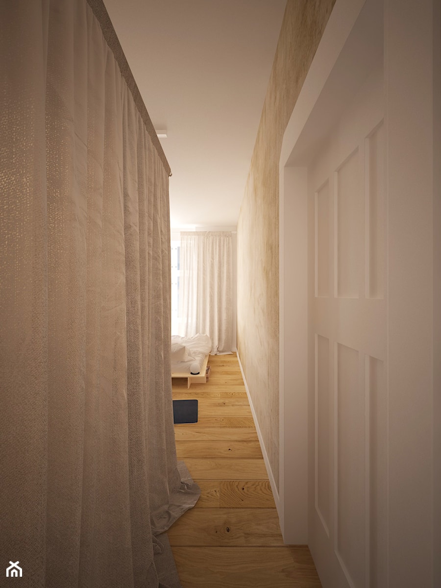 Mieszkanie w kamienicy - Sypialnia, styl minimalistyczny - zdjęcie od Madde studio