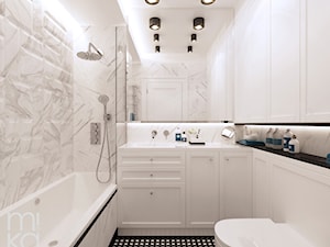 Stylowo na Woli - Bez okna łazienka, styl nowoczesny - zdjęcie od M!kaDesign