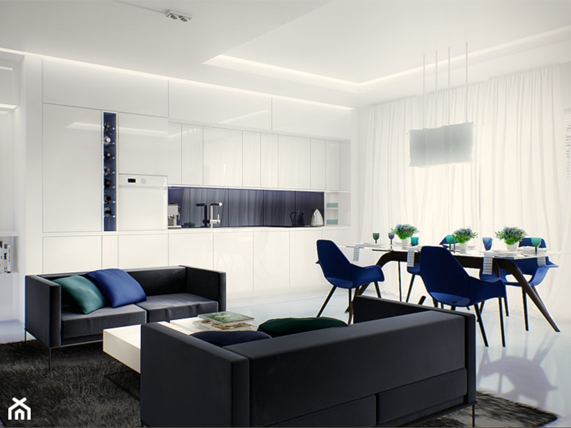 Mieszkanie dla dwojga - Salon, styl nowoczesny - zdjęcie od M!kaDesign - Homebook