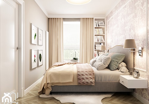 Stylowo na Woli - Mała sypialnia, styl nowoczesny - zdjęcie od M!kaDesign