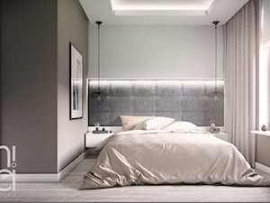 Minimalistyczna Wola - Mała sypialnia, styl nowoczesny - zdjęcie od M!kaDesign