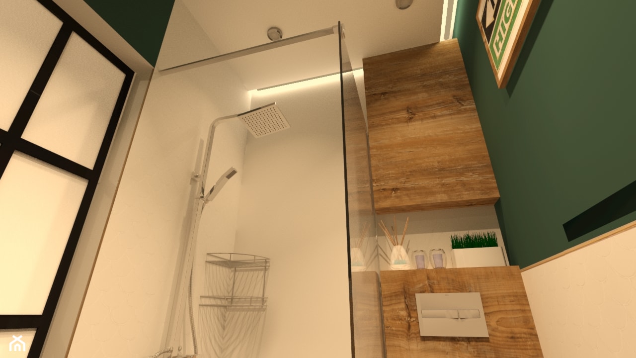 Łazienka przy pokoju Cytryn - zdjęcie od eMKa Plan - Projektowanie Wnętrz - Homebook