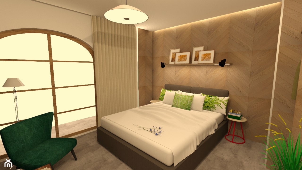 Pokój Cytryn w Pensjonacie - zdjęcie od eMKa Plan - Projektowanie Wnętrz - Homebook