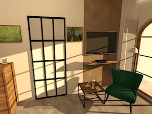 Pokój Cytryn w Pensjonacie - zdjęcie od eMKa Plan - Projektowanie Wnętrz