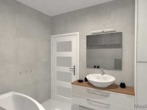 Łazienka w betonie - Łazienka, styl nowoczesny - zdjęcie od Leroy Merlin Krosno