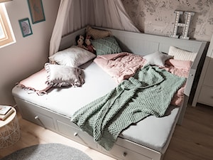 DESSI - Mały biały szary pokój dziecka dla dziecka dla nastolatka dla dziewczynki, styl skandynawski - zdjęcie od inmondo