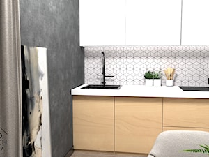 Mieszkanie pod wynajem z meblami z sieciówek - Kuchnia, styl skandynawski - zdjęcie od studiopieknychwnetrz
