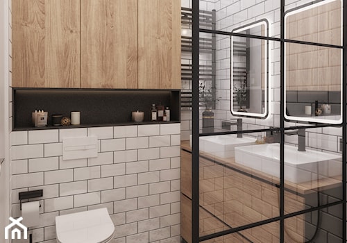 Łazienka w stylu loftowym / Industrialnym - zdjęcie od Katarzyna Czaplińska Interior Design