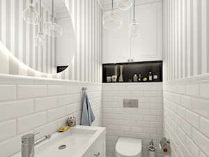 WC w stylu skandynawskim - zdjęcie od Katarzyna Czaplińska Interior Design