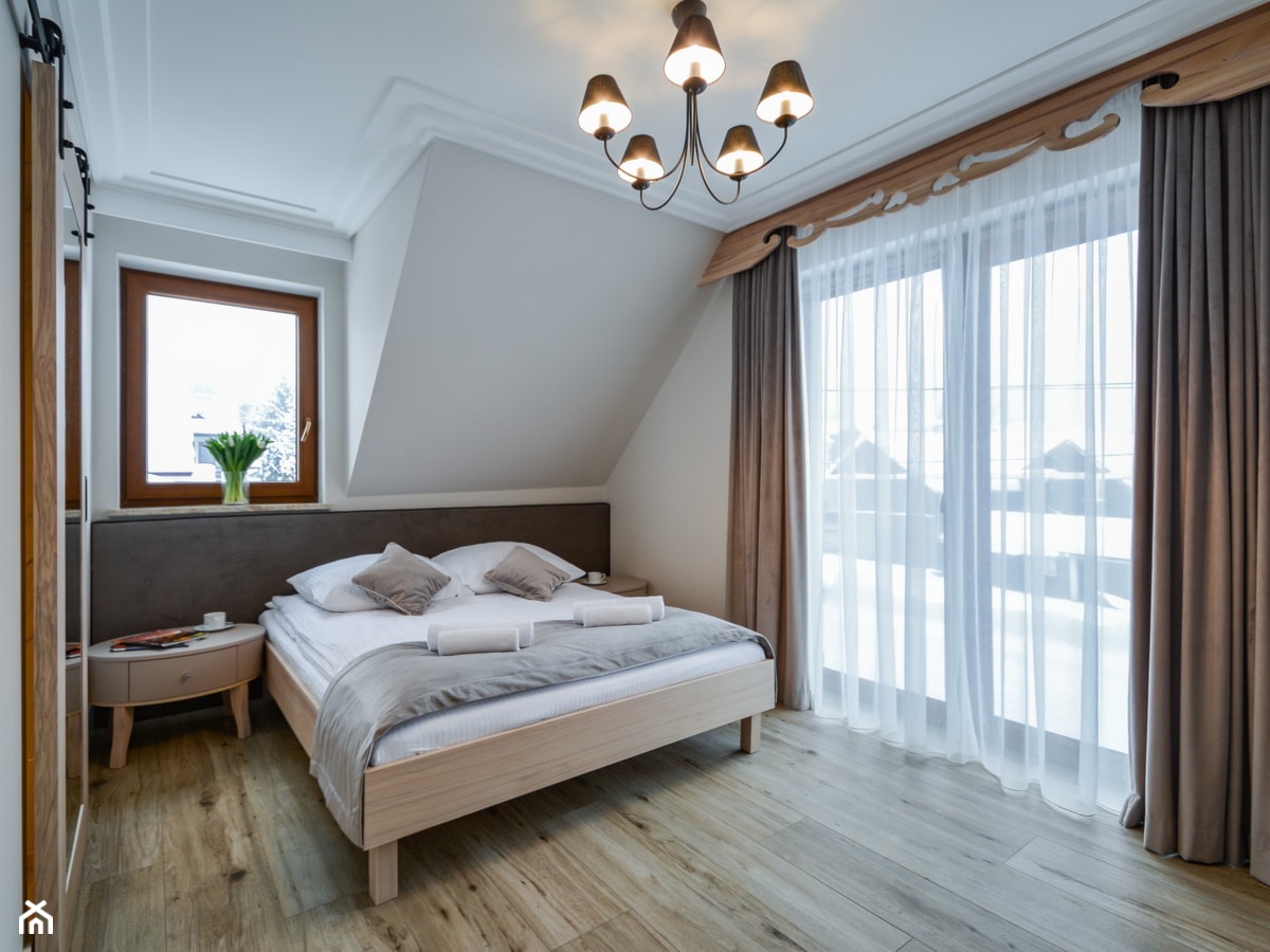 przykładowy pokój w pensjonacie "Szczawniczanka" - zdjęcie od PERIHDESIGN - Homebook