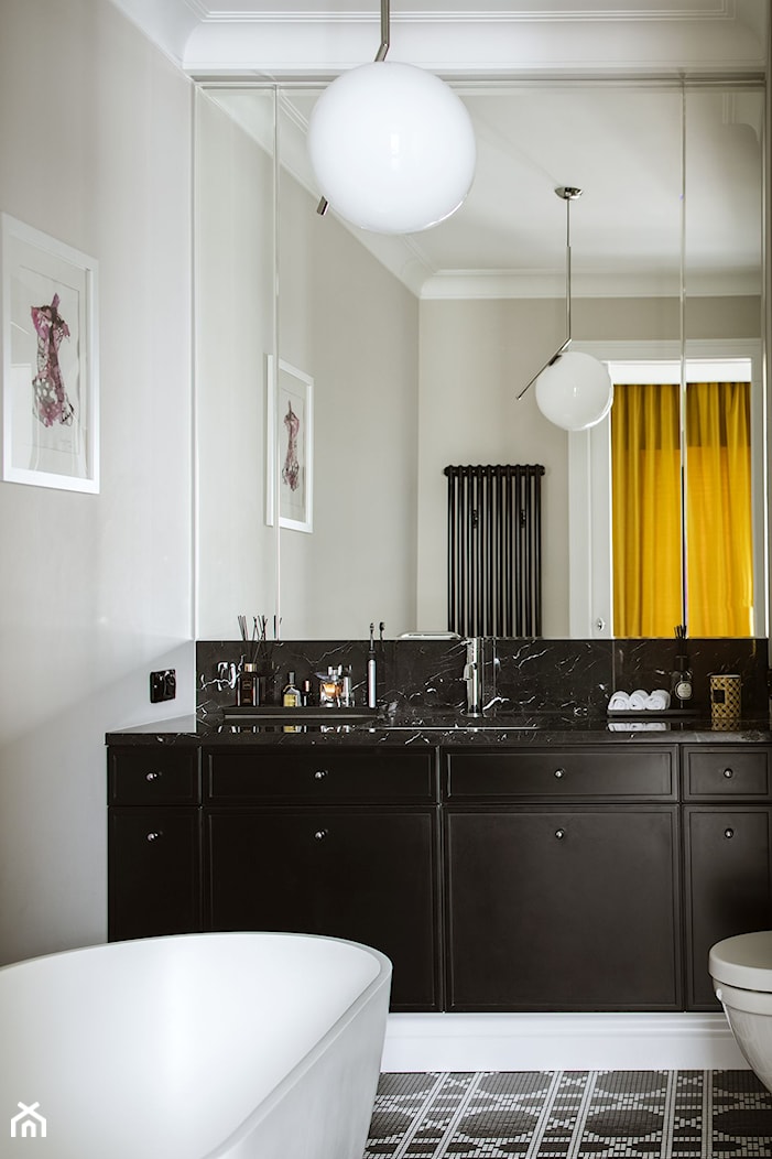 Kolorowe mieszkanie o pow. 100 m2 - Łazienka, styl nowoczesny - zdjęcie od Archistory - Homebook