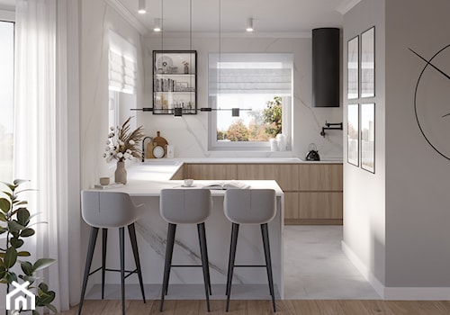 Koszyce / dom jednorodzinny - Kuchnia, styl minimalistyczny - zdjęcie od na miarę mieszkania