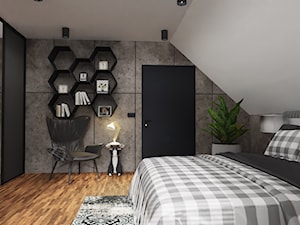 PROJEKTY - Sypialnia, styl nowoczesny - zdjęcie od Malina Design