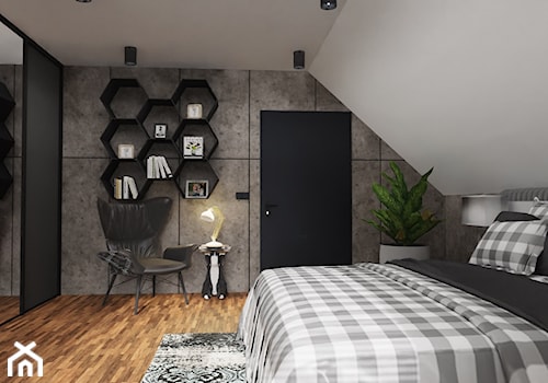 PROJEKTY - Sypialnia, styl nowoczesny - zdjęcie od Malina Design