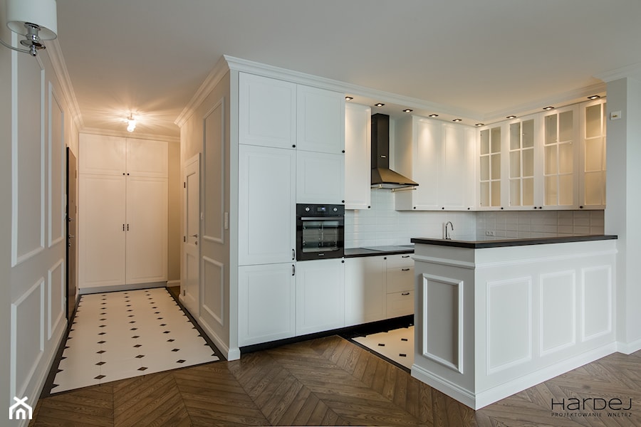 Mieszkanie w klimacie angielskim - Kuchnia, styl tradycyjny - zdjęcie od Monika Hardej Architekt