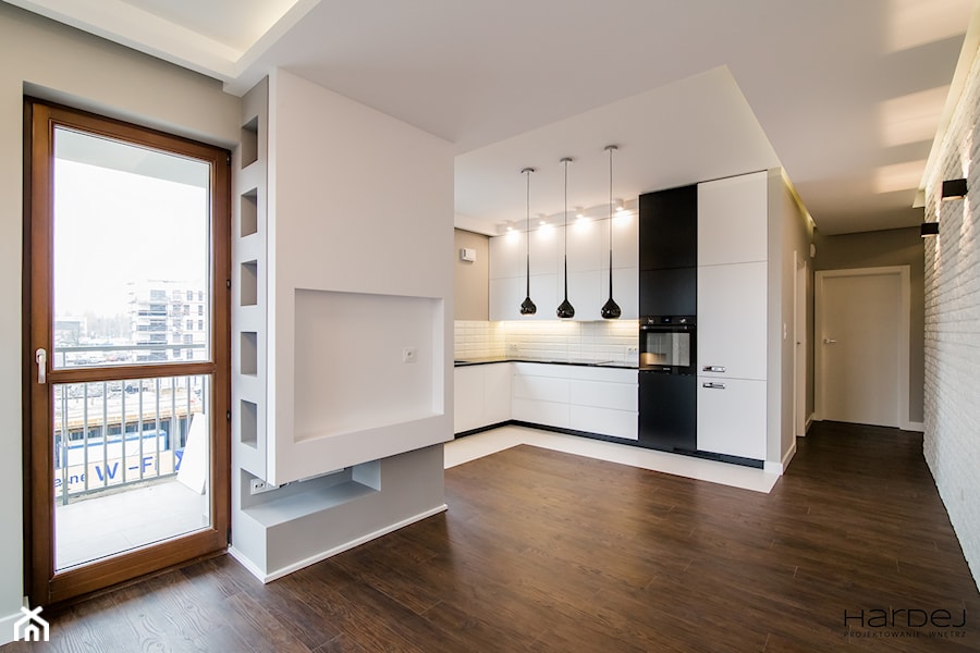 Mieszkanie w minimalistycznym wydaniu - Kuchnia, styl minimalistyczny - zdjęcie od Monika Hardej Architekt