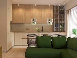 Apartament Star Cegielnia - Salon, styl skandynawski - zdjęcie od MOM_Project