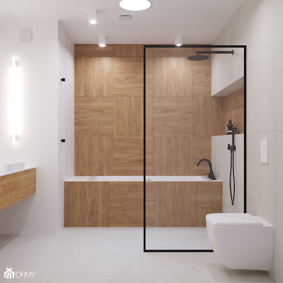 Modernist bathroom design - zdjęcie od Formy.Work