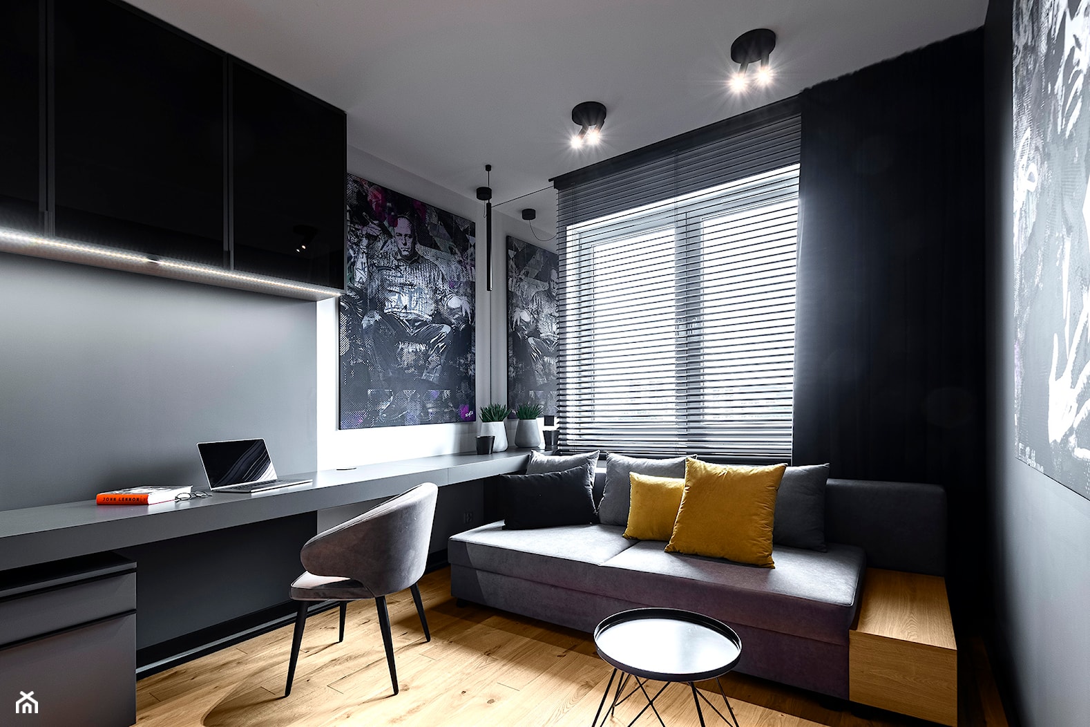 Apartament premium w Katowicach - Biuro, styl nowoczesny - zdjęcie od Andrzej JMuffin Skomorowski - Homebook