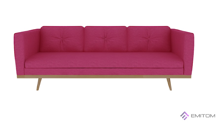 Kolekcja Elite Wood, sofa trzyosobowa - zdjęcie od Emitom_ Meble tapicerowane